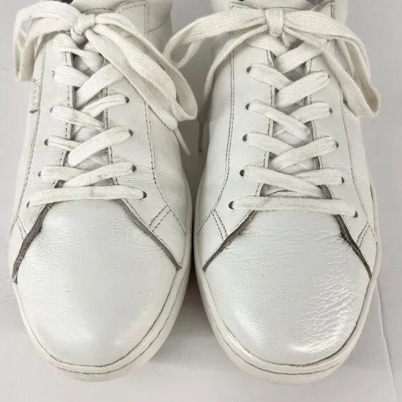 Sz 9 Women- Keds Ace Leather White / Blue, Dream Foam Padding‎ Sneakers - Picture 4 of 15